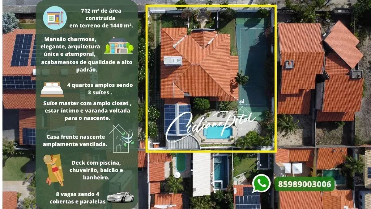 MANSÃO ELEGANTE NO MELHOR DAS DUNAS/ DE LOURDES - Foto 2