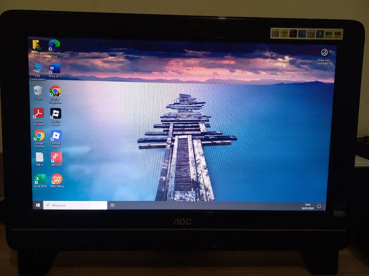 Computador AOC Windows 10 - Foto 5