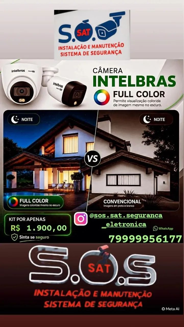 Câmeras fullcolor Intelbras  - Foto 2