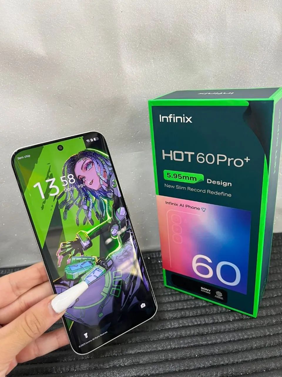 INFINIX HOT 60 PRO PLUS SILVER 8/256GB - Foto 4