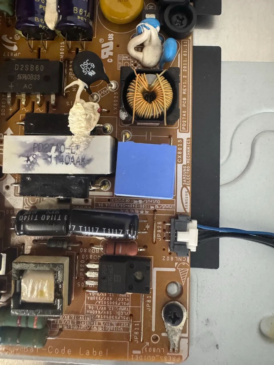 Placa mãe e placa da fonte da tv Samsung 27? - Foto 2