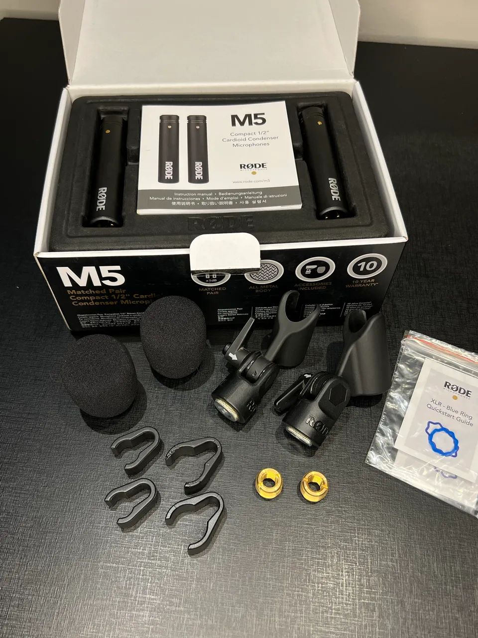 RØDE M5 par de microfones condensadores