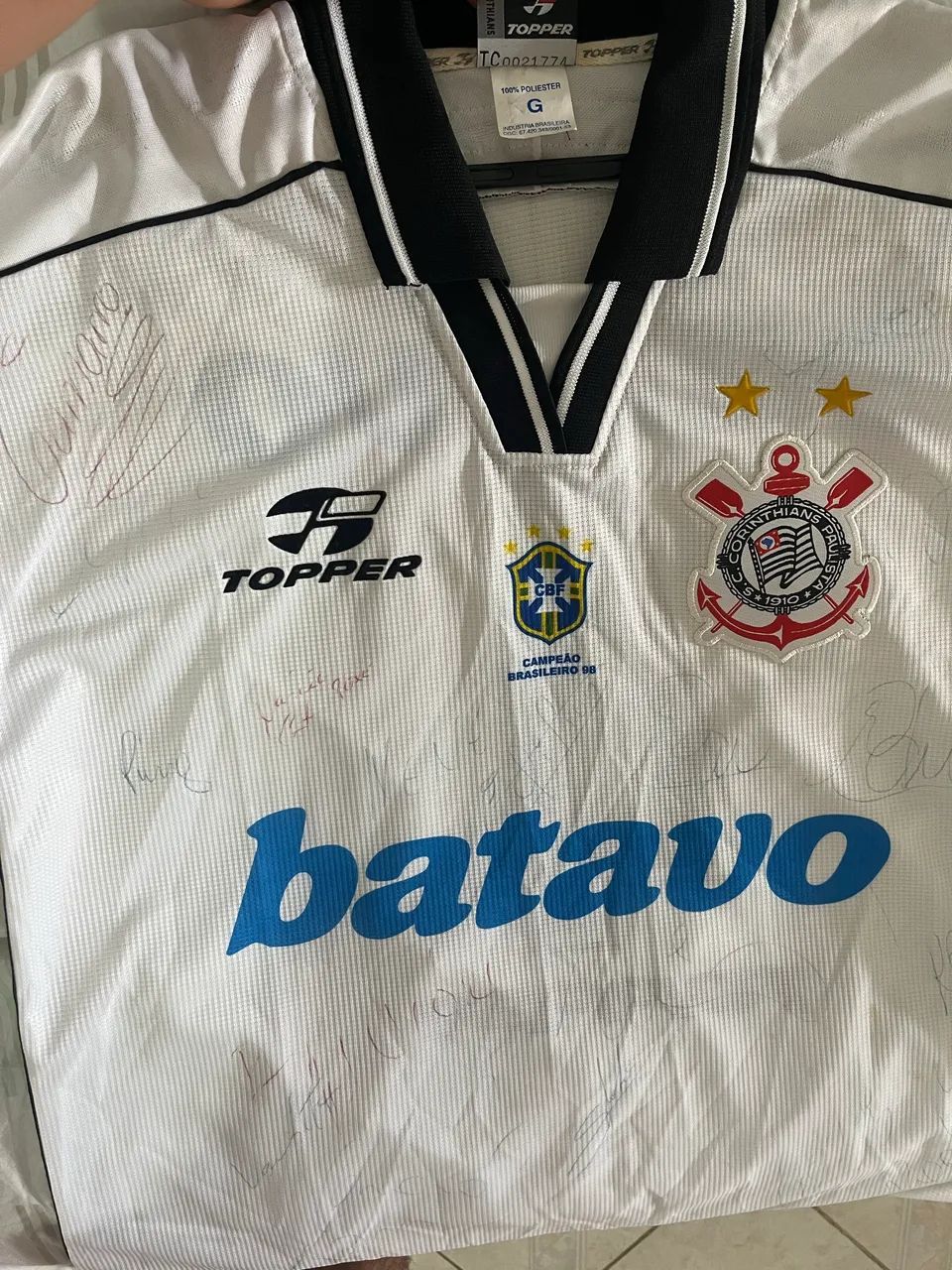 Camisa Corinthians 1999 autografada  - Foto 3