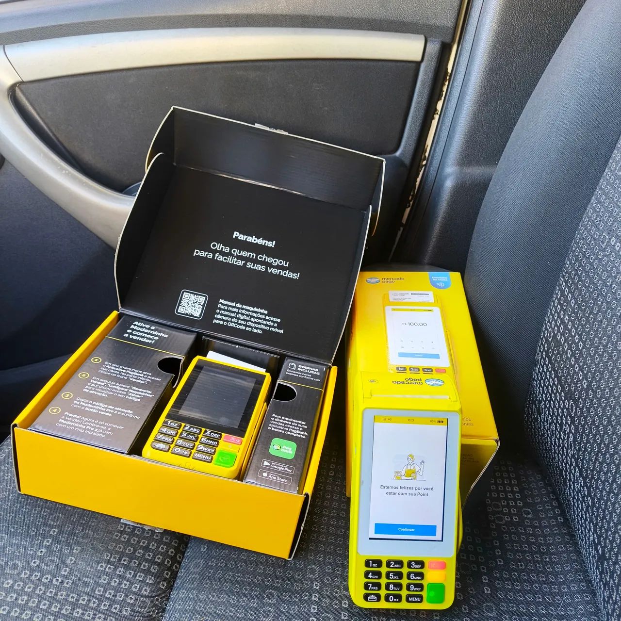 Moderninha pro 2 maquininha de cartão 