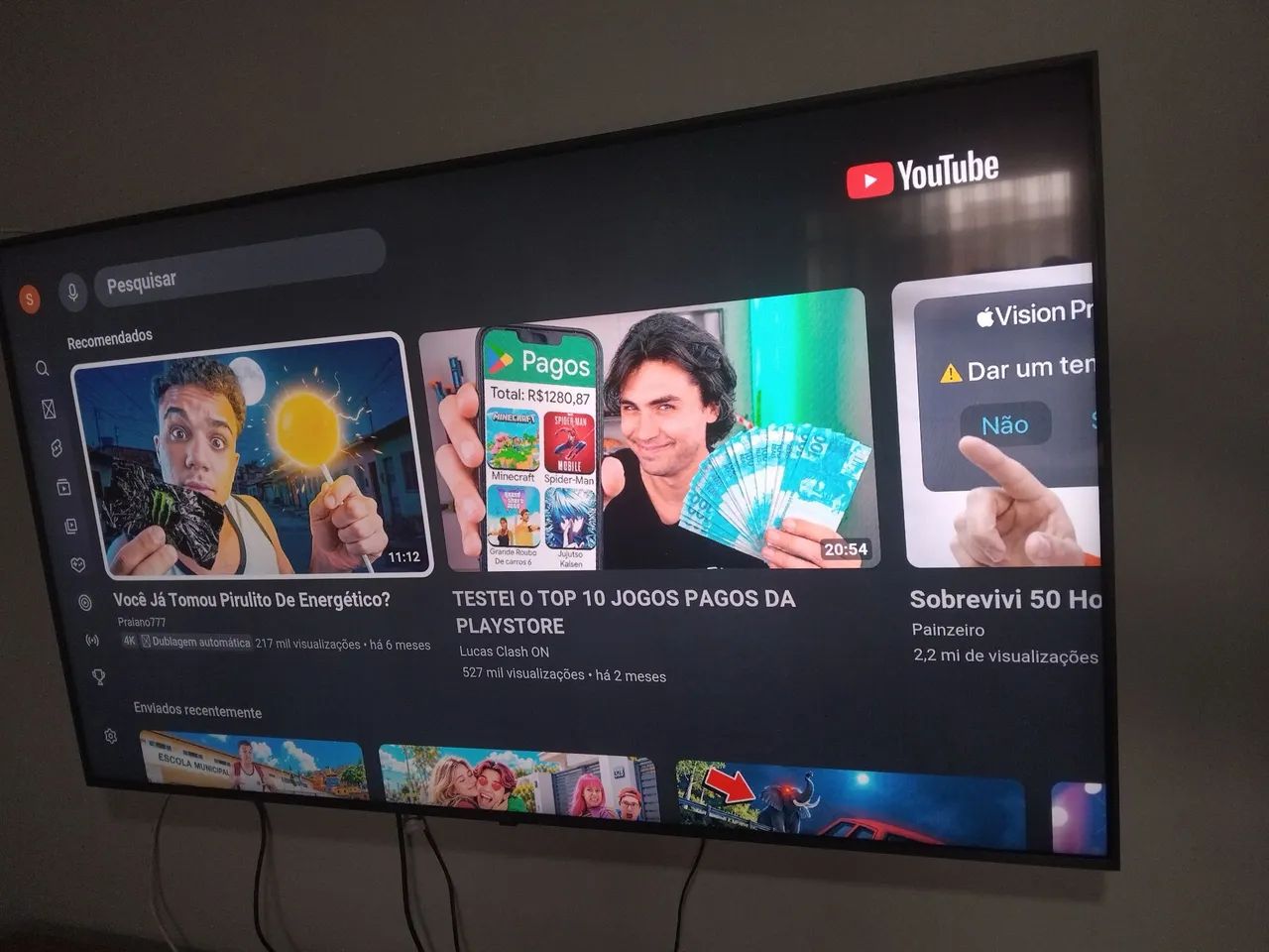 TV LG Smart 60 polegadas com nota fiscal 