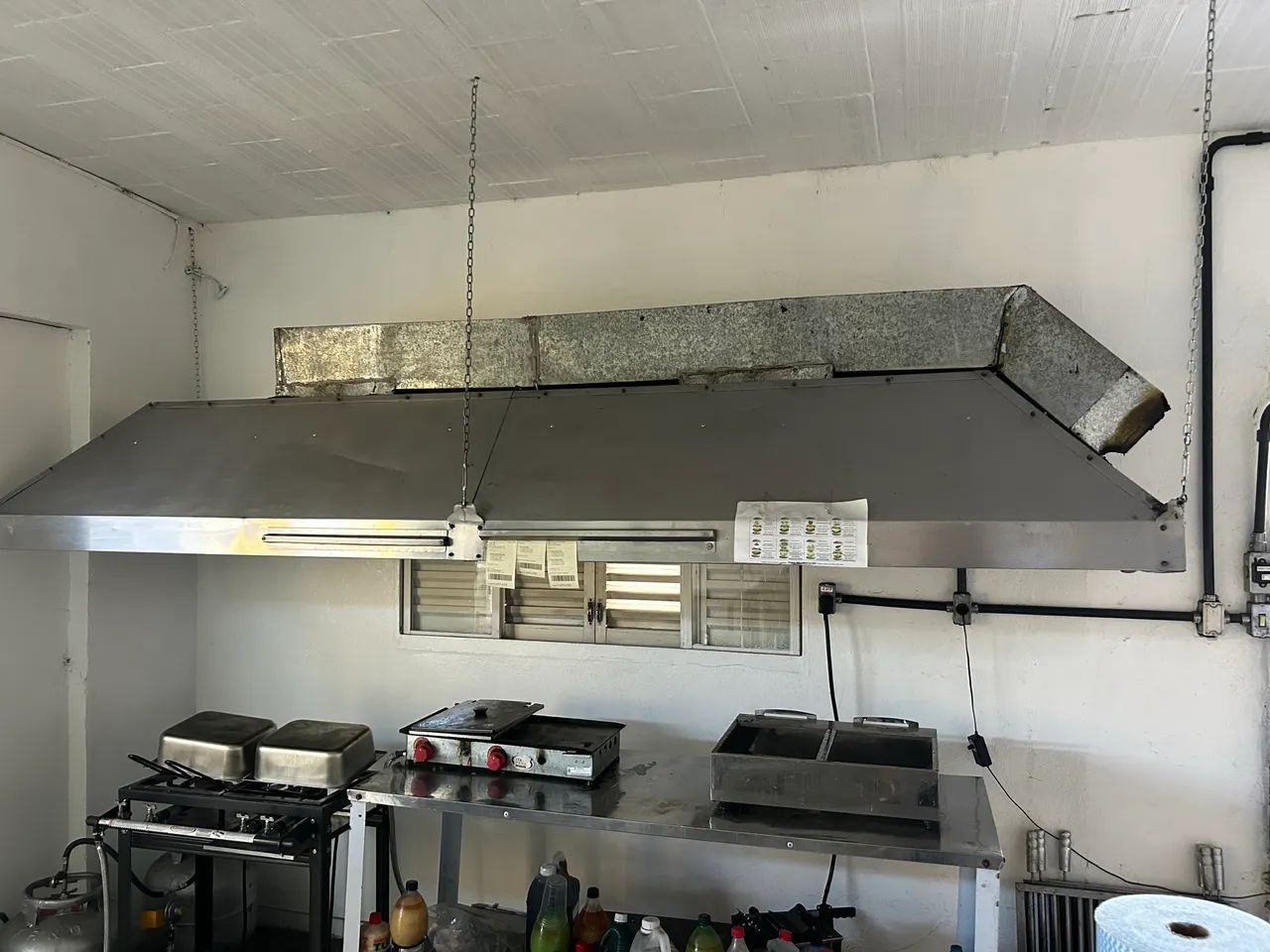 COIFA INDUSTRIAL EM INOX - 3,22 x 0,91 m - Foto 2