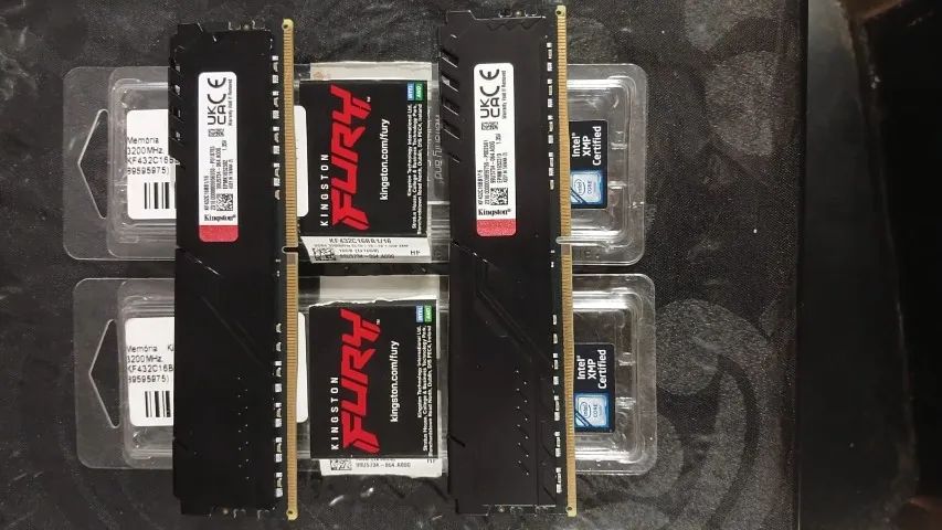 Memória RAM 32GB (2x16GB), 3200MT/s, Fury Beast, DDR4 - Foto 2
