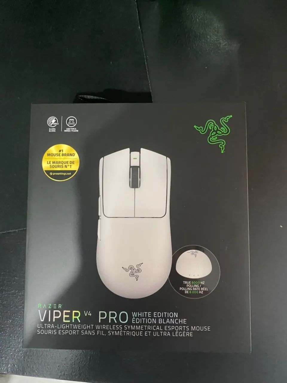 Mouse Gamer Sem Fio Razer Viper V4 Pro White