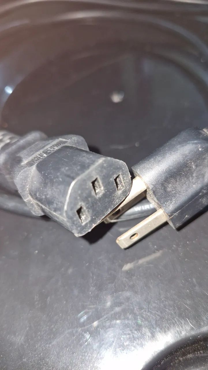 ?Cabo de Força para Computador, Monitor ou TV - Padrão 3 Pinos - Foto 4
