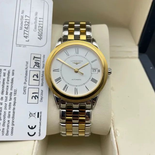 Relógio Longines Flagship Automatic Bicolor 35,6 mm - Ref. L4.774.3.21.7 - Foto 2