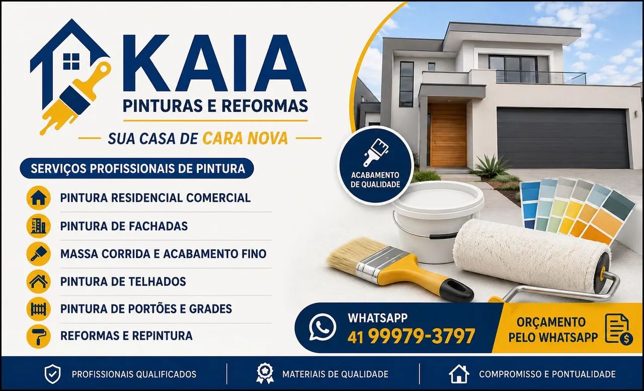 Pinturas e reformas residencial e comercial 