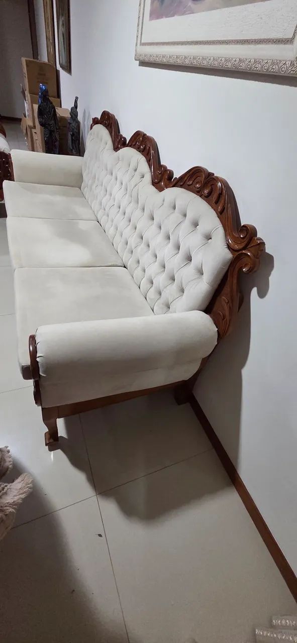Conjunto de sofá Estilo Luis XV - Foto 2