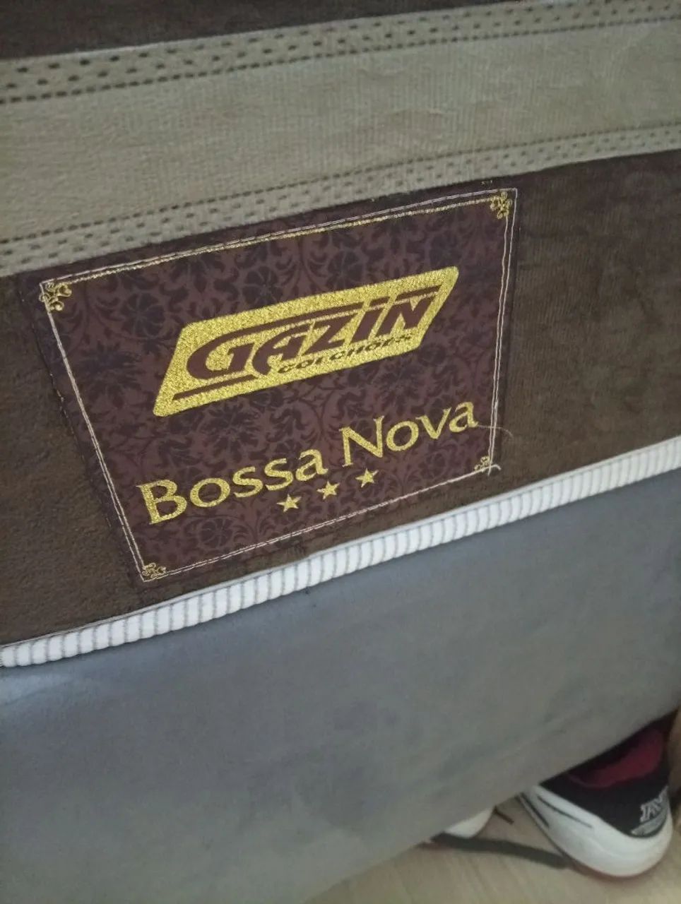 CAMA BOX SOLTEIRO GAZIN