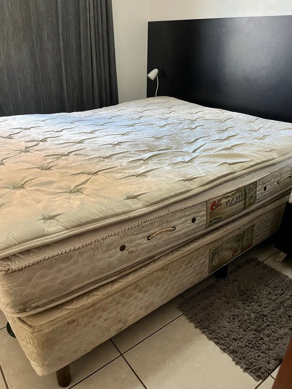 Cama Box Queen com molas no Box (dá pra usar até sem colchão) - Foto 4
