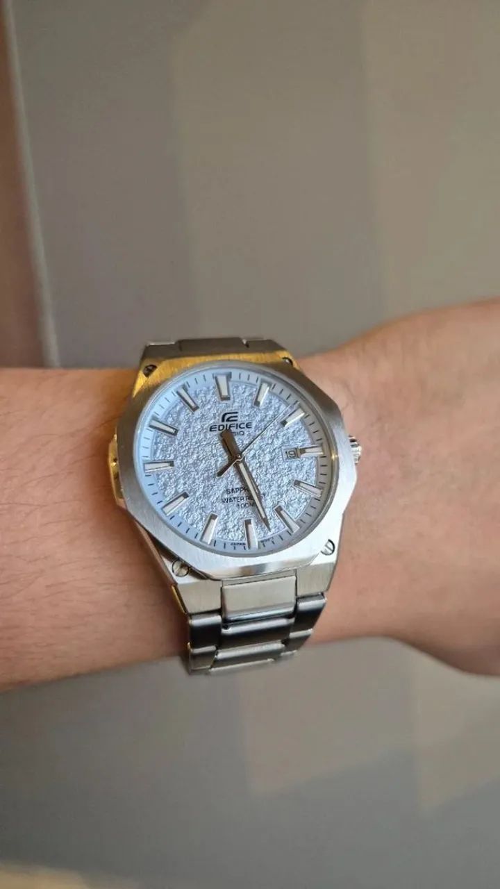 Casio Edifice Quartaz Ice Blue - Foto 2