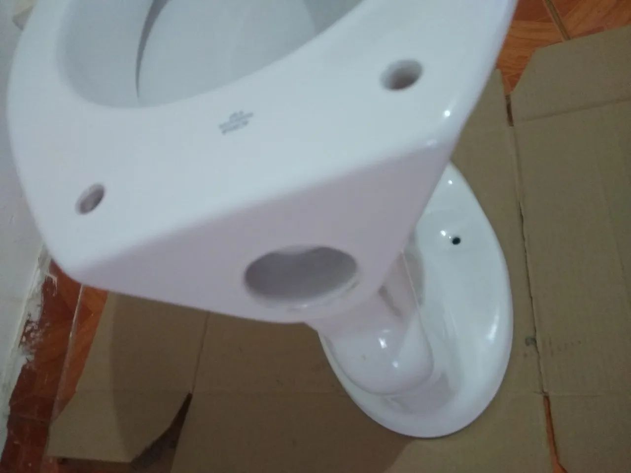 Vaso sanitário privada bacia banheiro branca - Foto 6