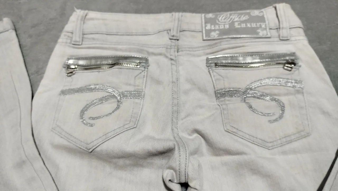 Calça de cintura baixa y2k - Foto 3