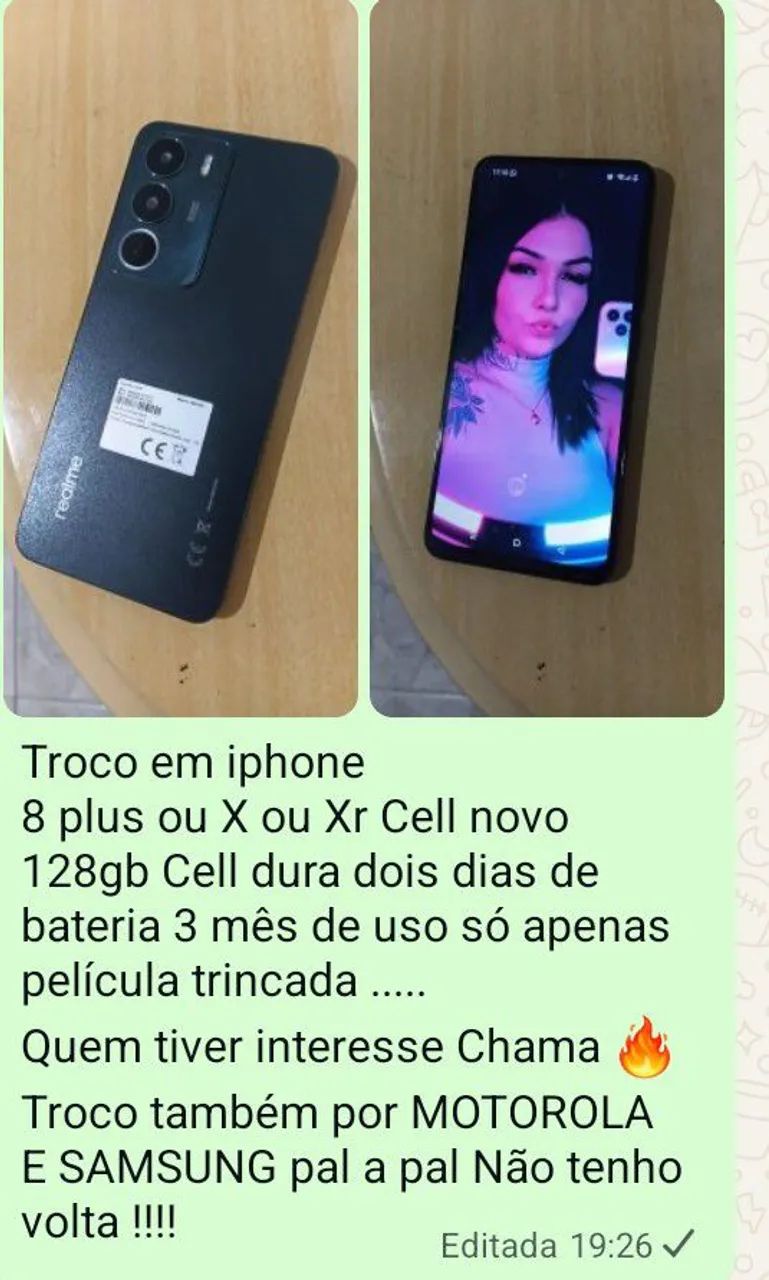 Troca vem com a propositas