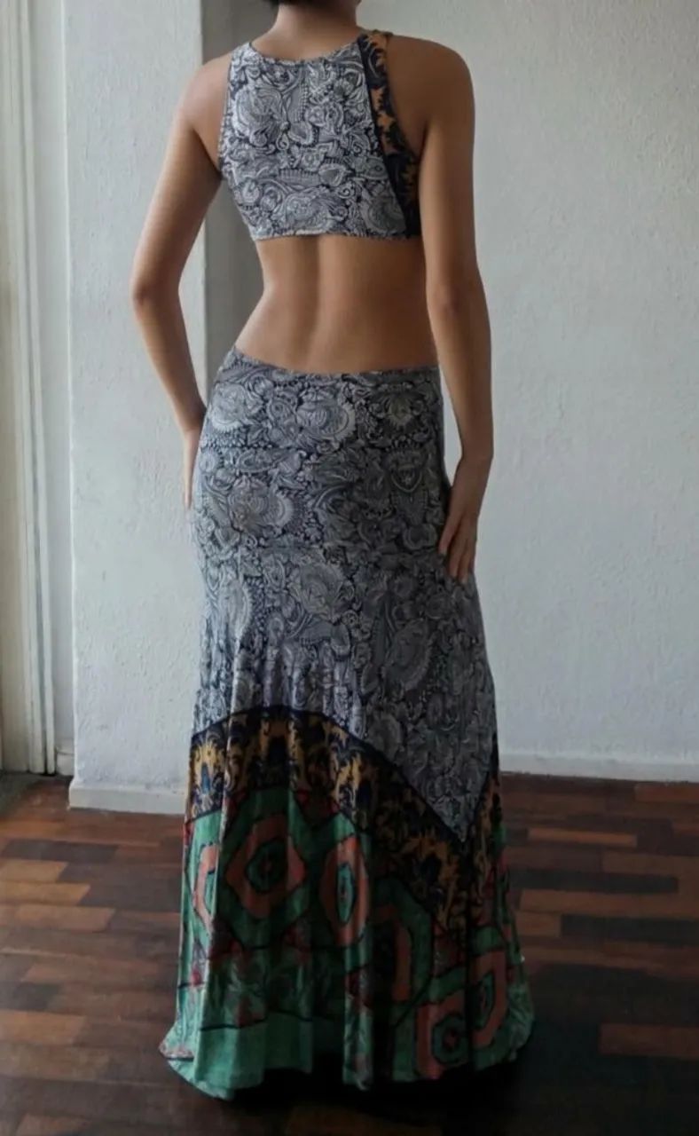 Vestido longo estampado  - Foto 2