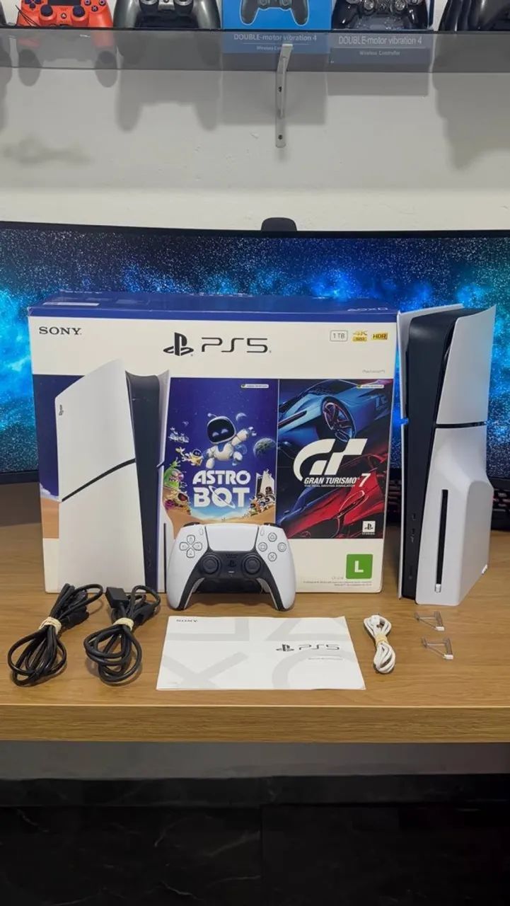 PS5 SLIM COM DISCO 825GB