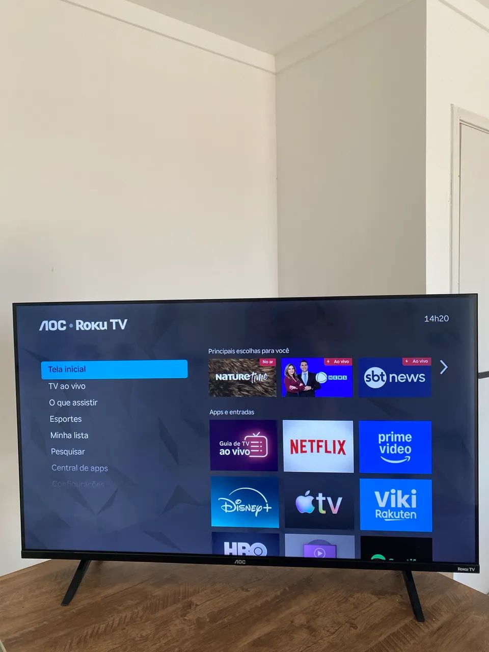 Tv Smart AOC 43 polegadas - impecável com NF e garantia até setembro  - Foto 4