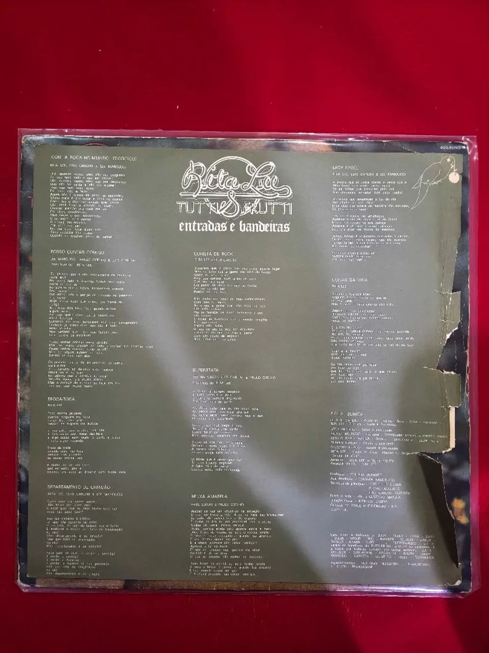 LP Disco Vinil Rita Lee Entradas e bandeiras - Foto 3