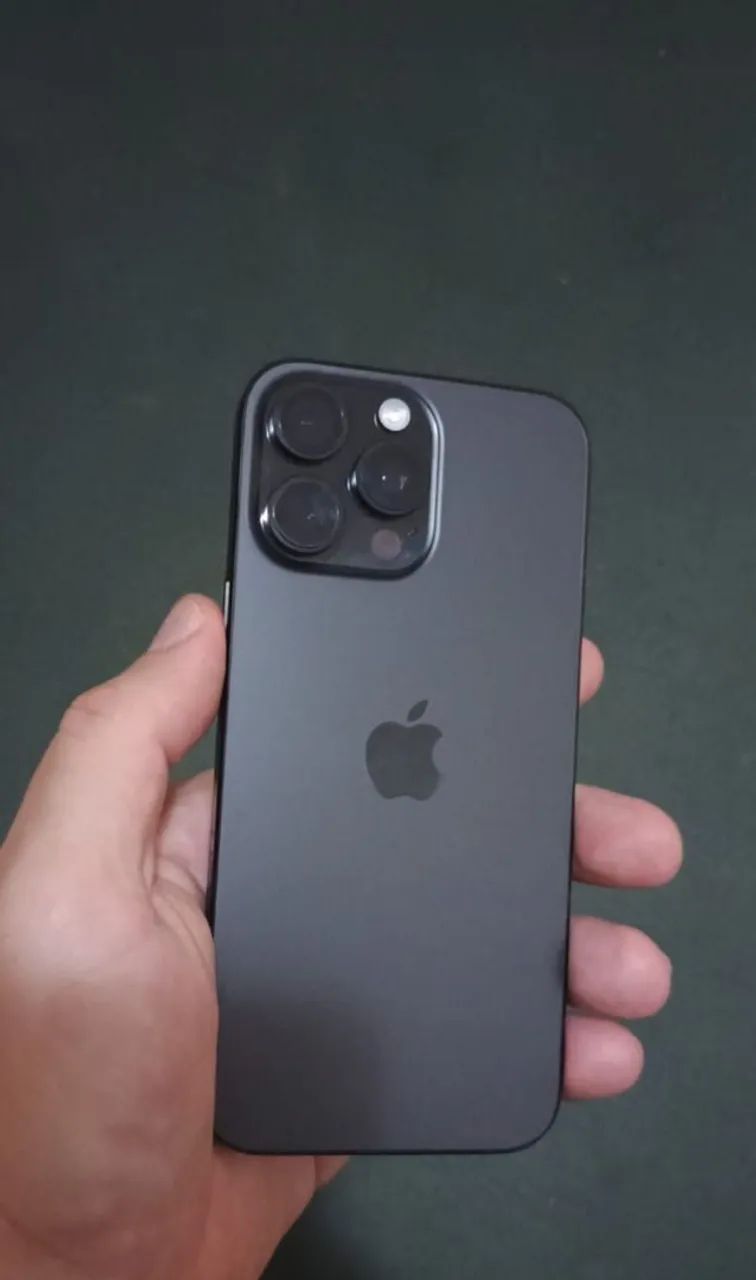 iPhone 16 Pro Max - 256 GB - bateria 100% - preto - tenho a caixa