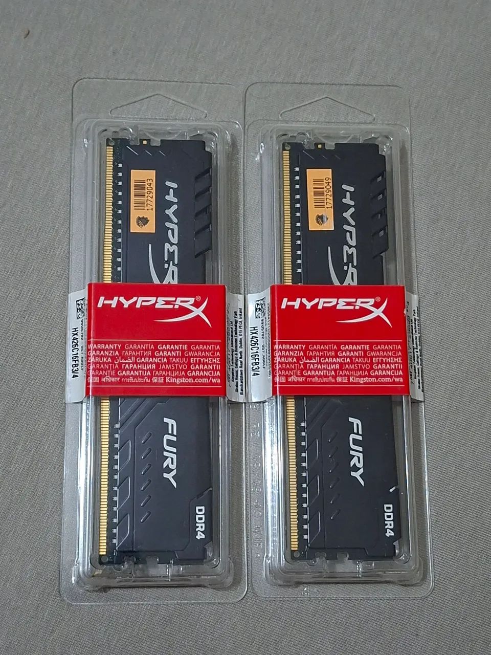 Memória RAM HyperX 2x4GB DDR4 2666Mhz