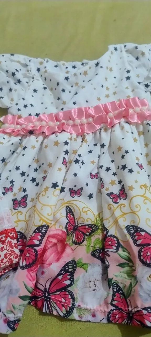 Vestido bebê e macacão  - Foto 2