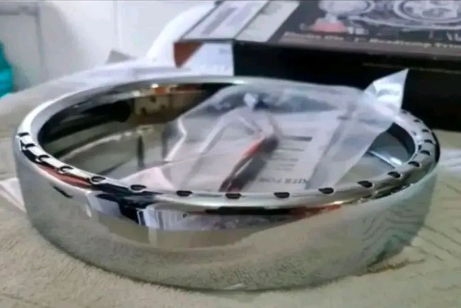 Aro Para Farol De 7  polegadas Com Iluminação De Leds Harley Davidson - Foto 5