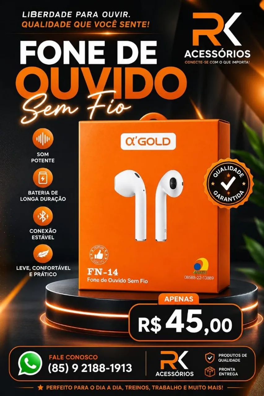 Fone sem fio
