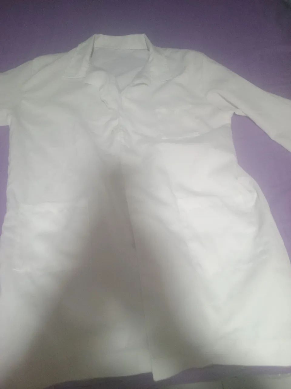 Jaleco branco com bolsos - Foto 3