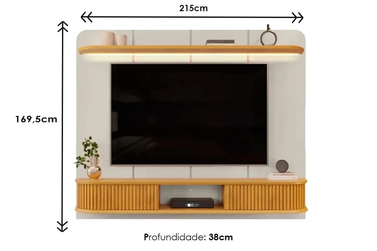 Painel Bello para Tv até 70 polegadas - Promoção  - Foto 2