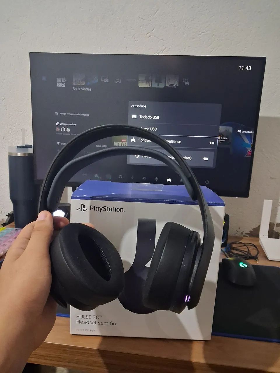 Fone de Ouvido headset Pulse 3D