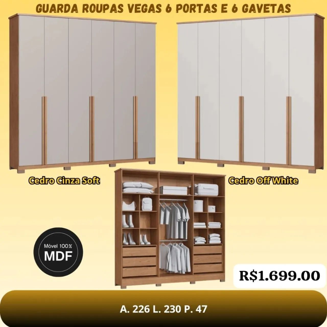 GUARDA ROUPA A PARTIR 