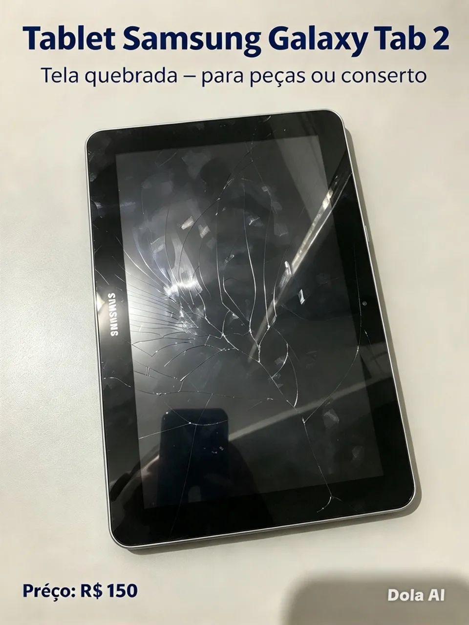 Vendo Samsung Galaxy Tab 2 quebrado - Foto 3