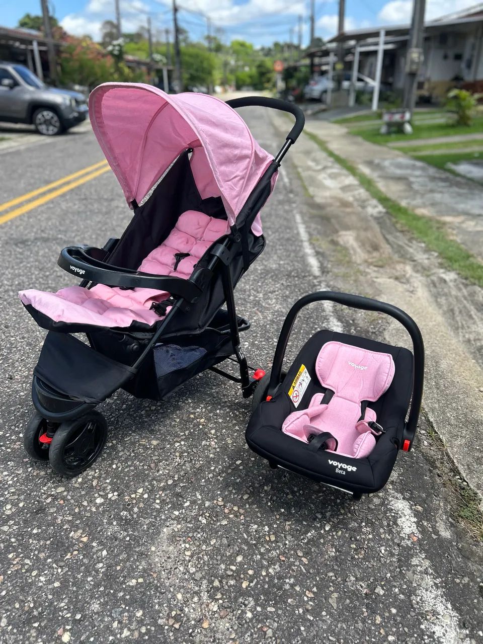 CARRINHO + BEBÊ CONFORTO VOYAGE
