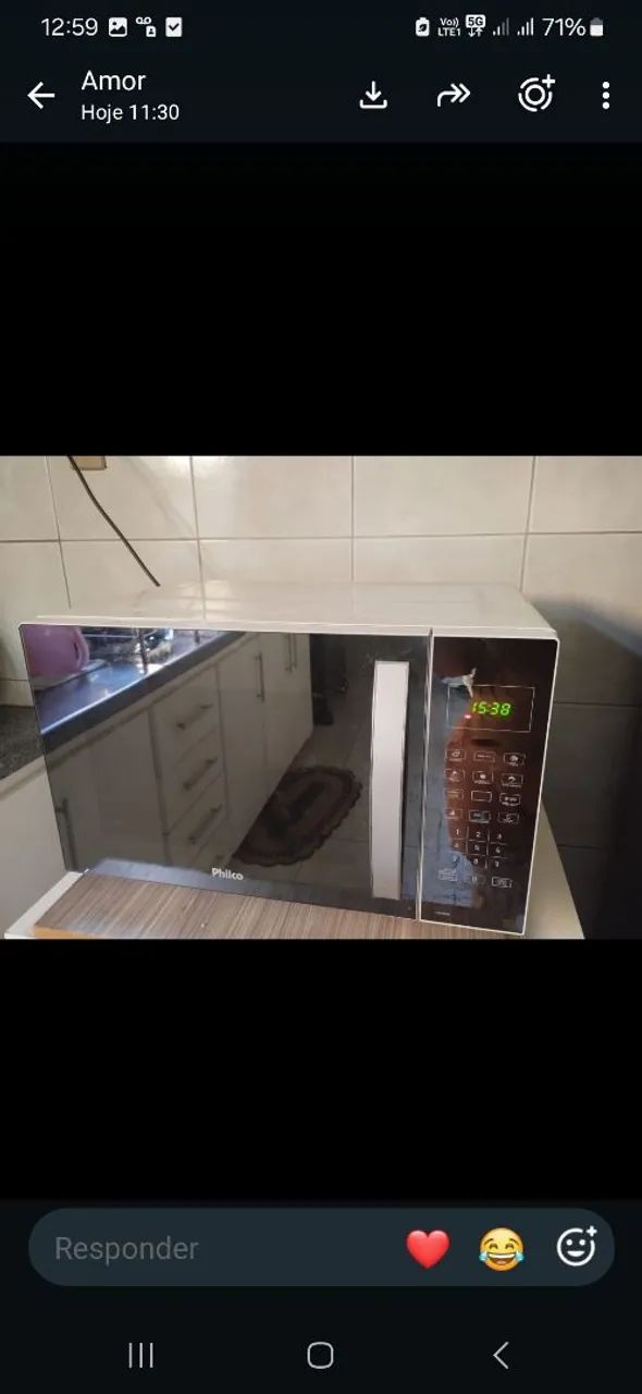 Microondas em.perfeito estado - Foto 2