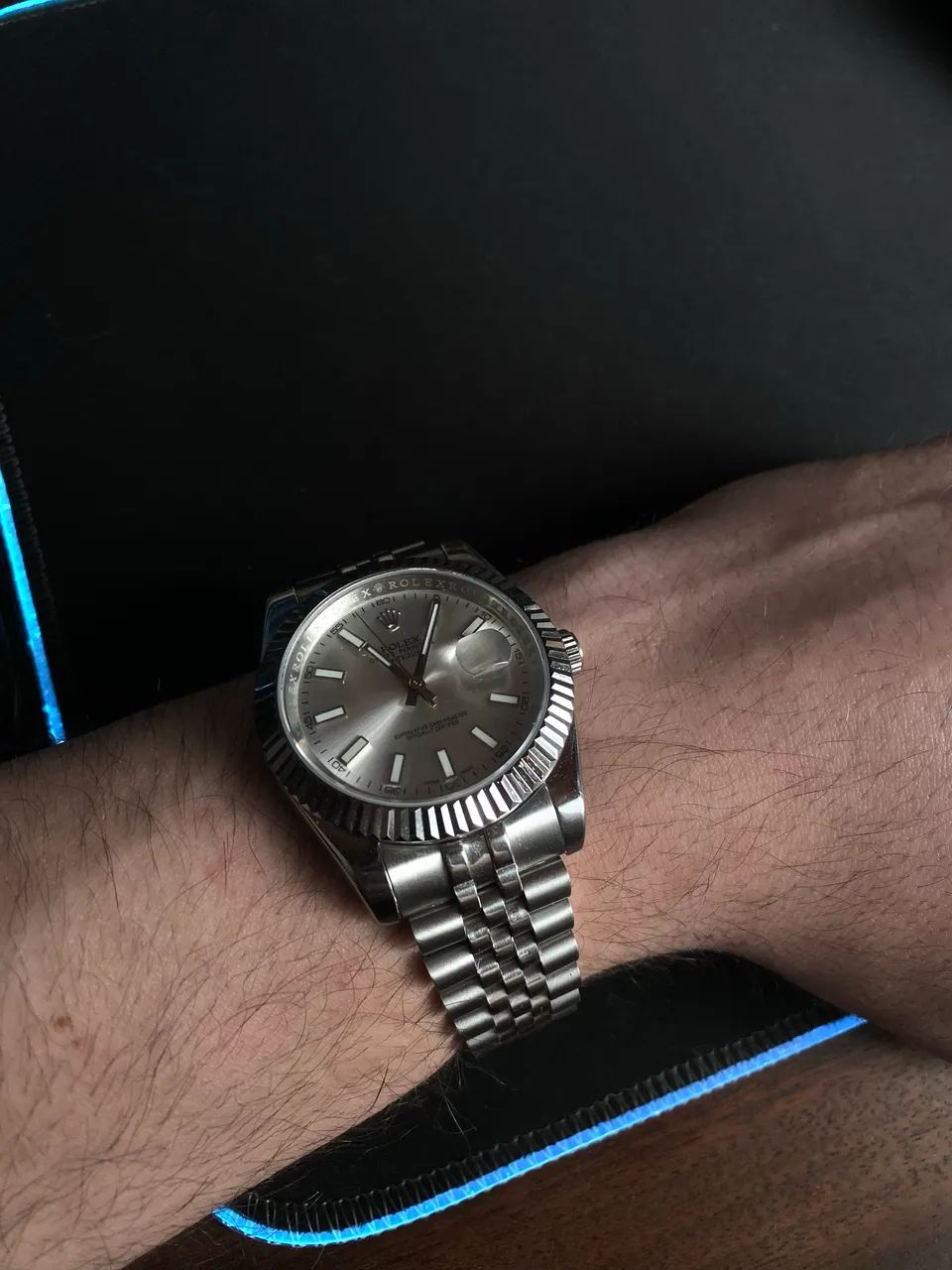 ROLEX DAY-JUST  SILVER DIAL 41MM JUBILEE