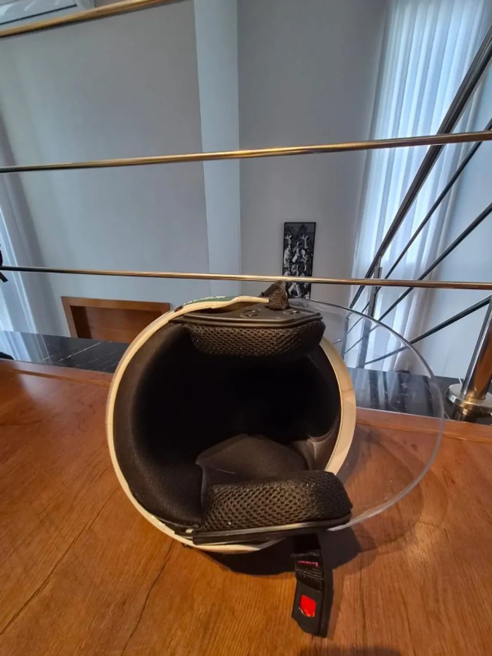 Capacete Branco TAG Tamanho 58 - Foto 4