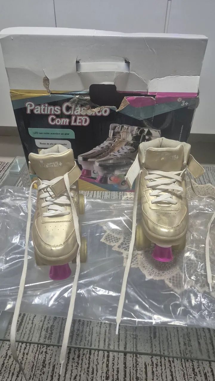 Patins com roda de LED - Foto 2