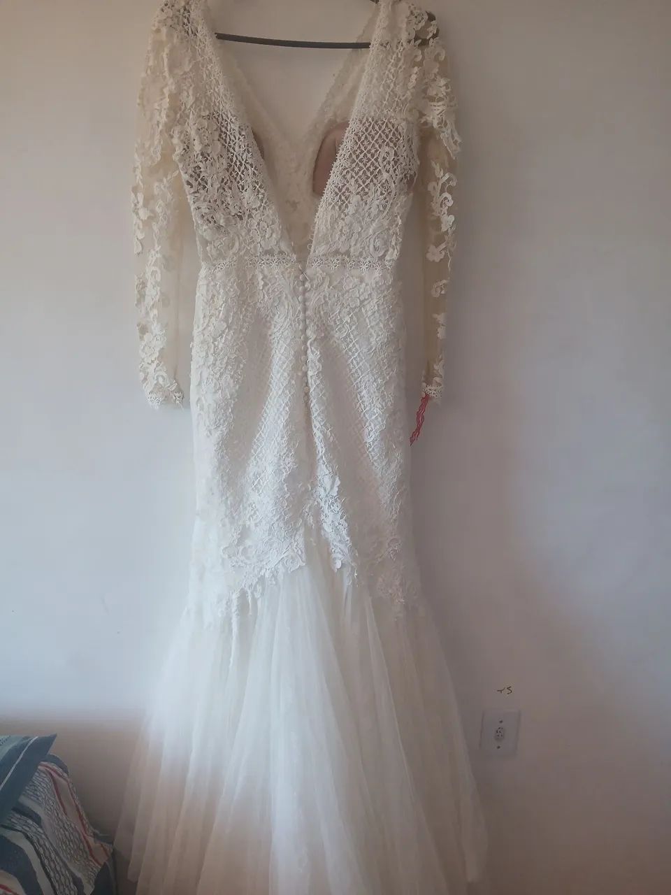 Vendo Vestido de noiva seminovo  - Foto 4