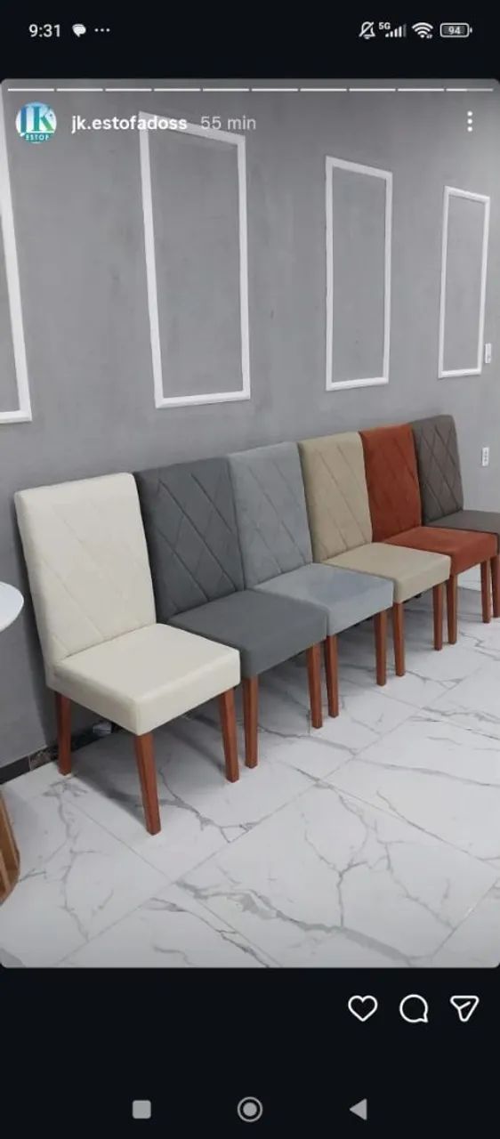 Cadeiras sala de janta  - Foto 4