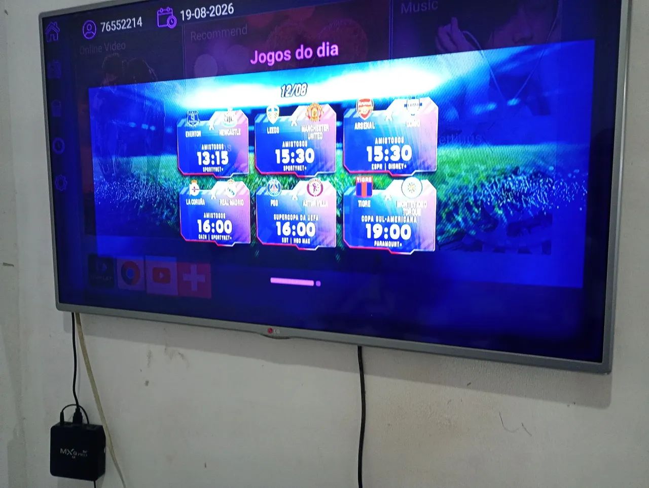 TV 48 POLEGADAS, NÃO E SMART, FUNCIONA COM O APARELHO TV BOX. MARCA LG. - Foto 4