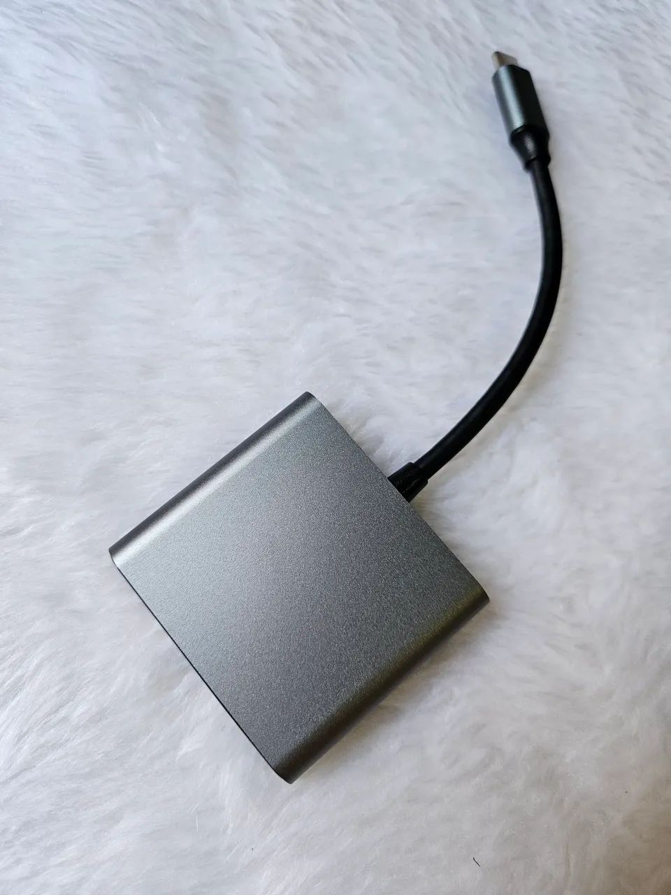 Adaptador Conversor Usb 3.0 Tipo C Para Hdmi 4k 3 Em 1 - Foto 4