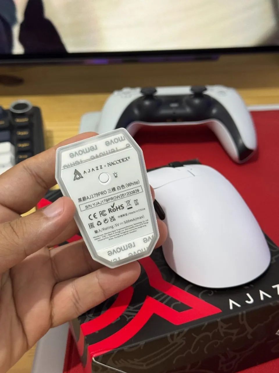 Mouse Ajazz 179 Pro 8K - Branco - Foto 2