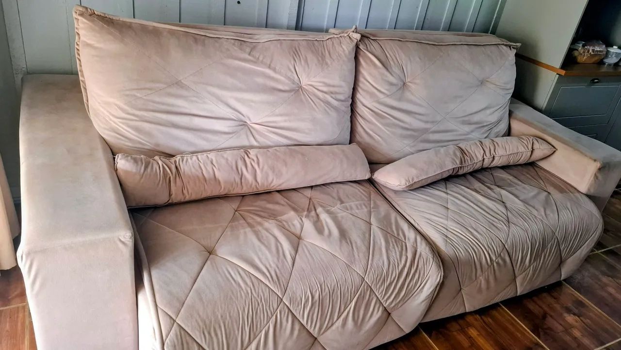 SOFÁ RETRÁTIL E RECLINÁVEL 2,50m - ÓTIMA OPORTUNIDADE - Foto 3