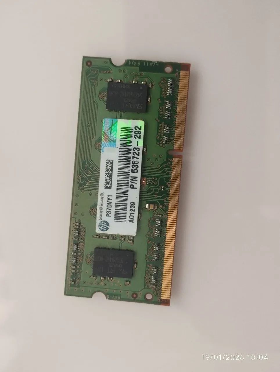 Memória ram 2gb 1Rx8 pc3 ddr 3 Smart HP - USADO FUNCIONANDO PERFEITAMENTE  - Foto 2