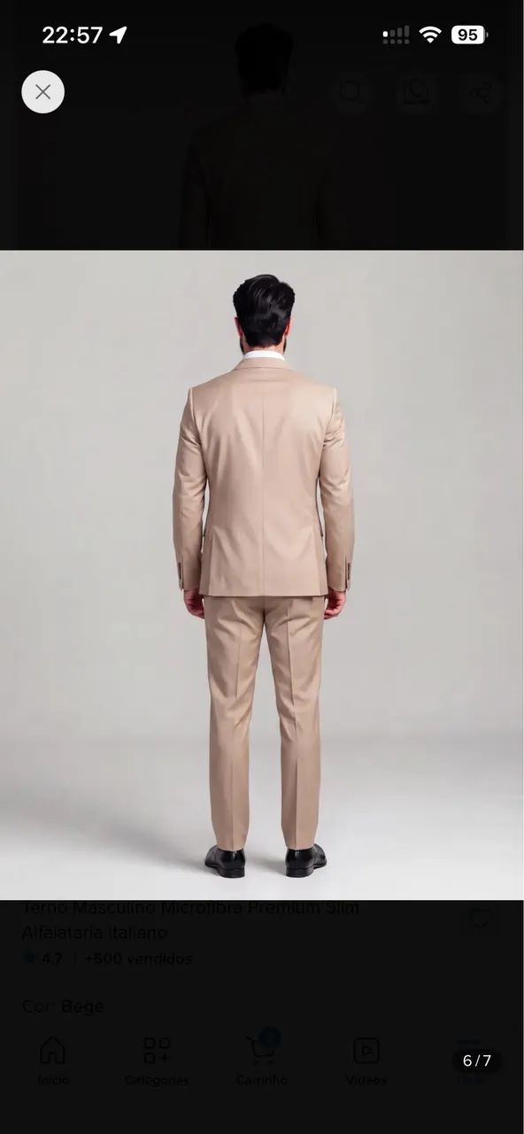 Terno slim italiano  - Foto 3