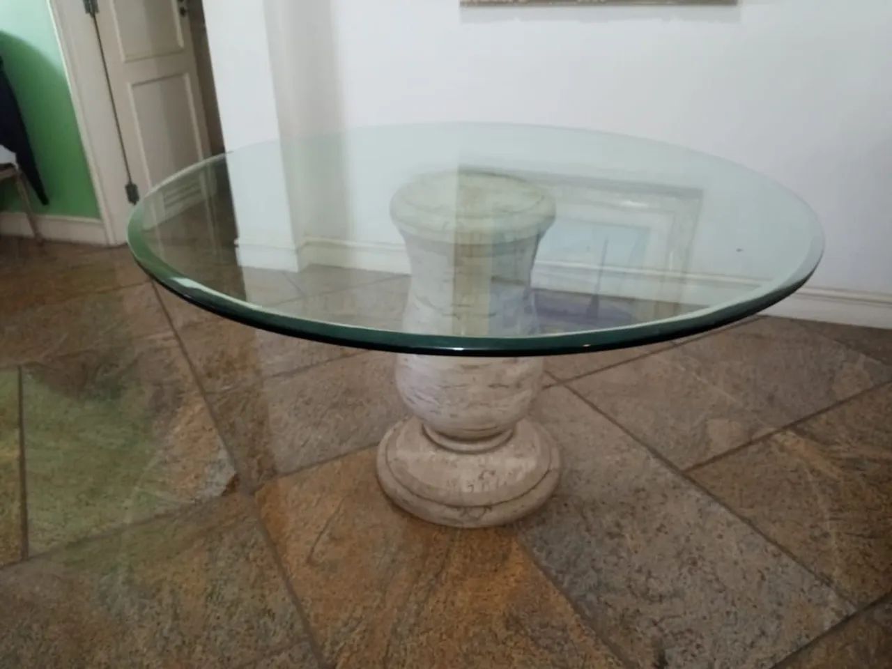 Linda mesa vidro luxo  - Foto 4